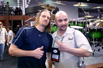 Metal Master (and George Strait drummer) Bobby Jarzombek